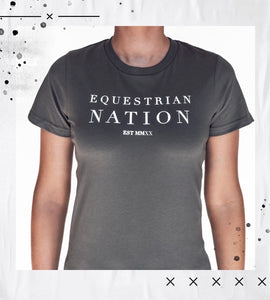 equestrian nation apparel base layer t shirt riding technical clothing horse dressage show jumping eventing 